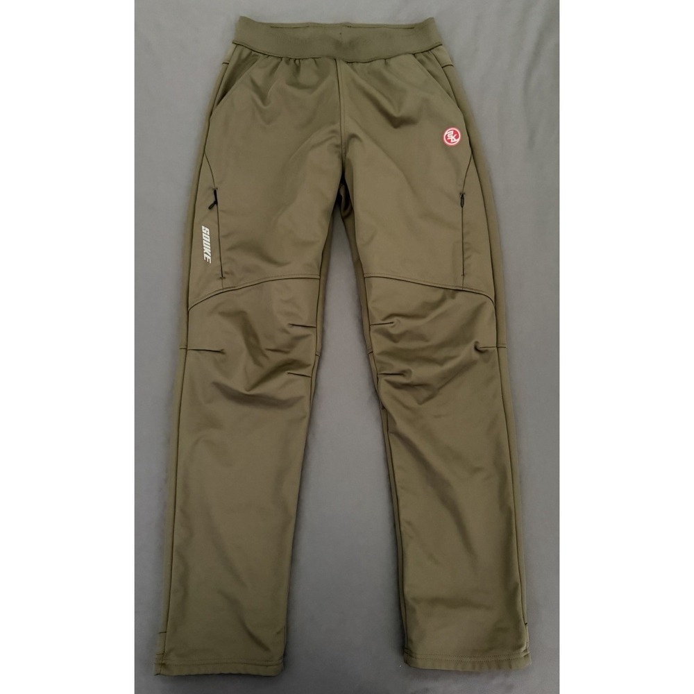 Souke Sports Fleece Pants Mens‎ Large Green Windproof Cycling Hiking Running